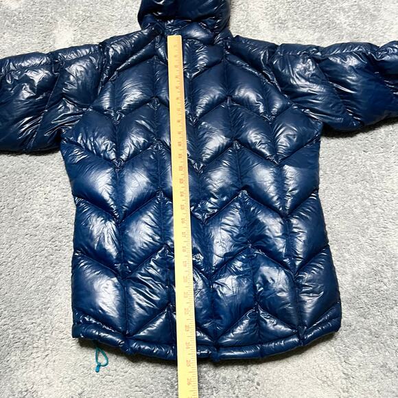 Outdoor Research Incandescent Hoody Jacket Womens Small Blue Down Puffer Hooded - Picture 7 of 12